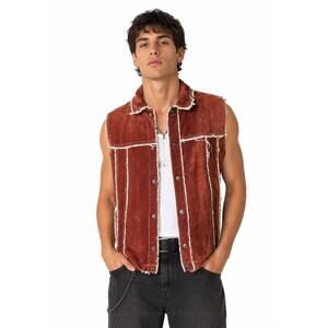 Vintage Y2K Wilsons M. Julian Distressed Leather Vest XL